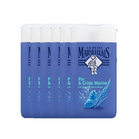 Le Petit Marseillais Shower 6pack 250ml Pine Bio & Sea Fennel