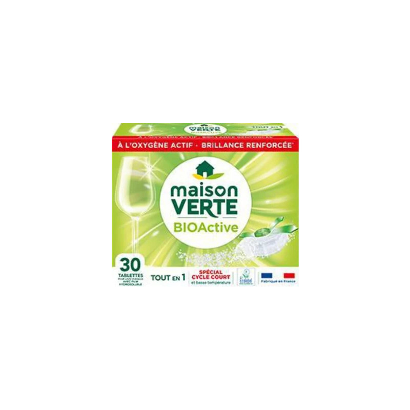 Maison Verte Dishwasher Tablets Bio Active 30 Tabs