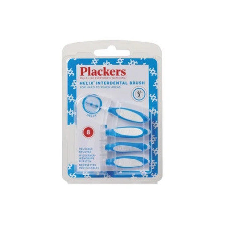 Plackers Helix Interdental Brush Size 3 8 Pieces