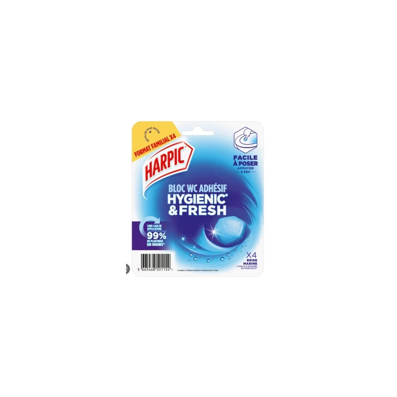 Harpic Adhesive Block Marine Break Wc Family Format X4 Pieces