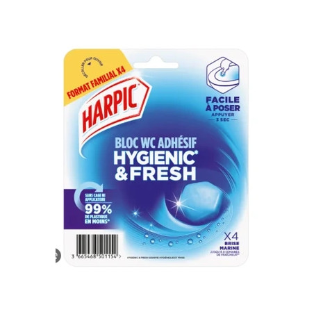 Harpic Adhesive Block Marine Break Wc Family Format X4 Pieces
