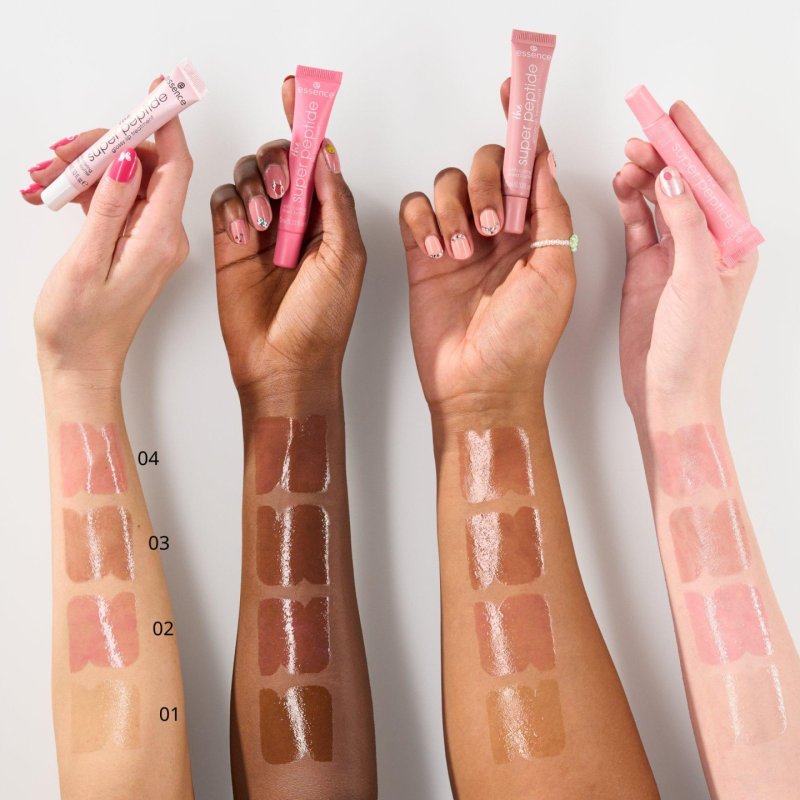 Essence The Super Peptide Glossy Lip Treatment brillant à lèvres 10 ml 03 Toffeetastic!