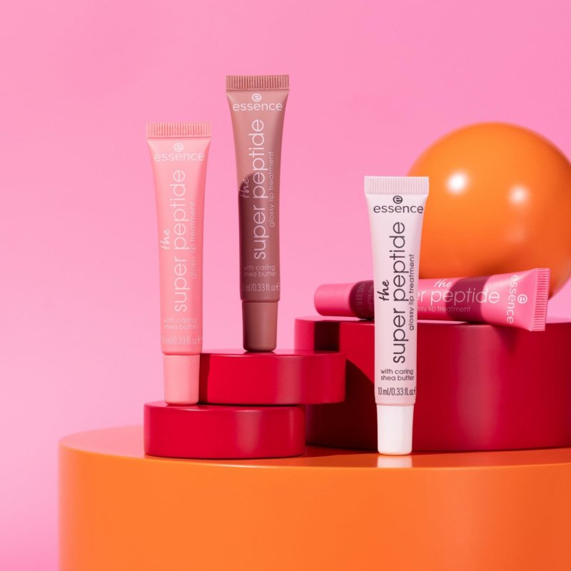 Essence The Super Peptide Glossy Lip Treatment brillant à lèvres 10 ml 03 Toffeetastic!