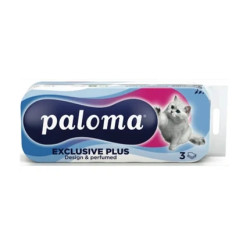Toilet Paper Paloma 3ply 10 Rolls