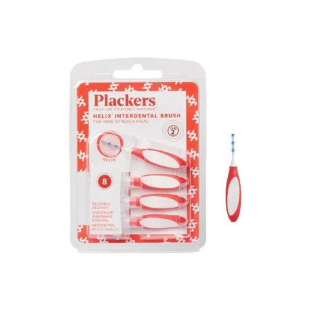 Plackers Helix Interdental Brush Size 2 8 Pieces