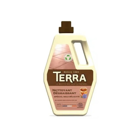 Terra Special Cleaning Degreaser For Delicate Floors Black Soap With Flax Oil 900ml
