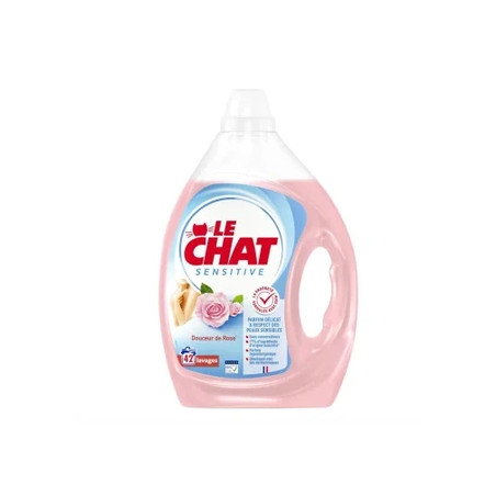 Le Chat Liquid Detergent Sensitive Rose Softness 42 Washes 189 Liters
