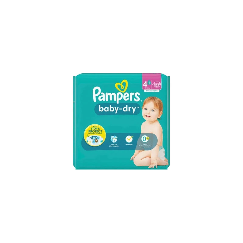 Pampers Baby Dry Size 4 1015 Kg 27 Pieces