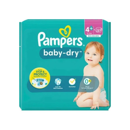 Pampers Baby Dry Size 4 1015 Kg 27 Pieces