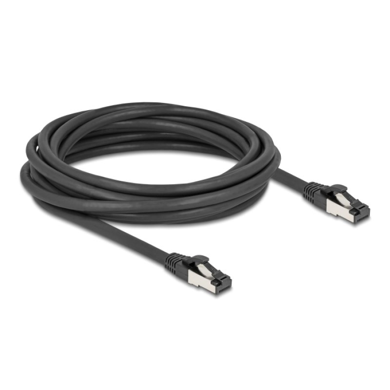 Delock RJ45 Netzwerkkabel Cat.8.1 S/FTP 5 m bis 40 Gbps schwarz