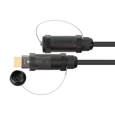Python AOC Hybrid High-Speed HDMI® 2.0b stahlarmiert 4K @60Hz schwarz 15m