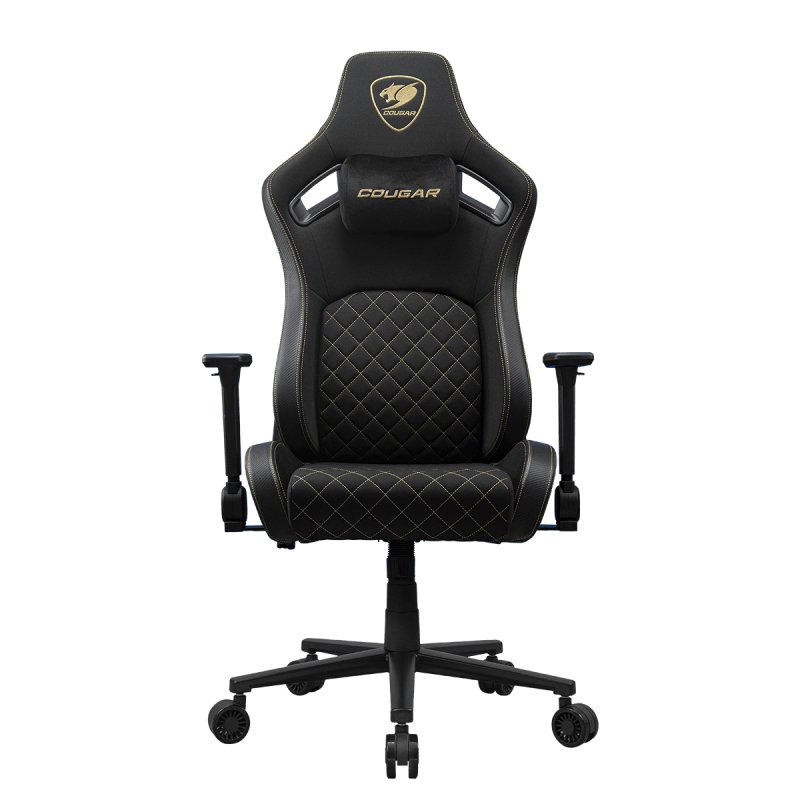 COUGAR CGR-DFF-GLB PC gaming chair Upholstered padded seat Black, Gold