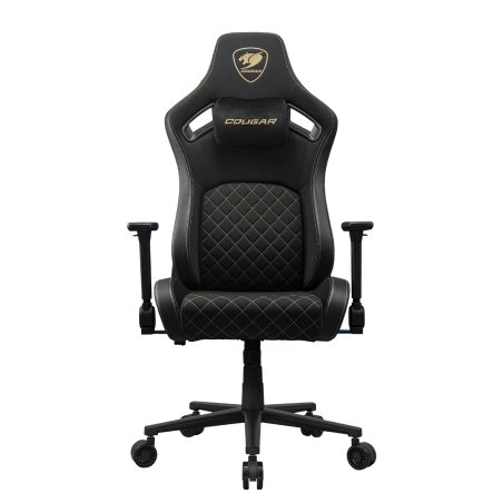 COUGAR CGR-DFF-GLB Siège de jeu sur PC Siège capitonné Noir, Or