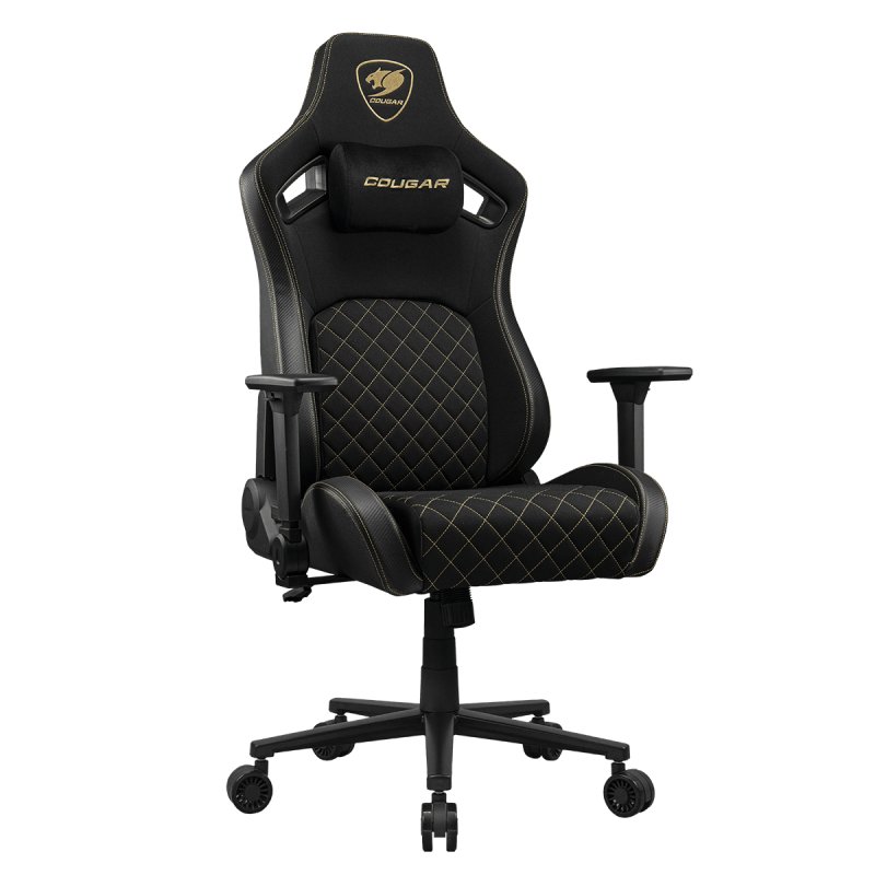 COUGAR CGR-DFF-GLB PC gaming chair Upholstered padded seat Black, Gold