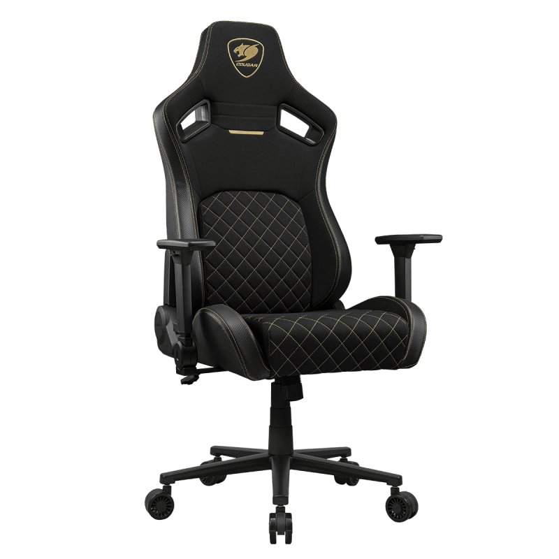 COUGAR CGR-DFF-GLB PC gaming chair Upholstered padded seat Black, Gold