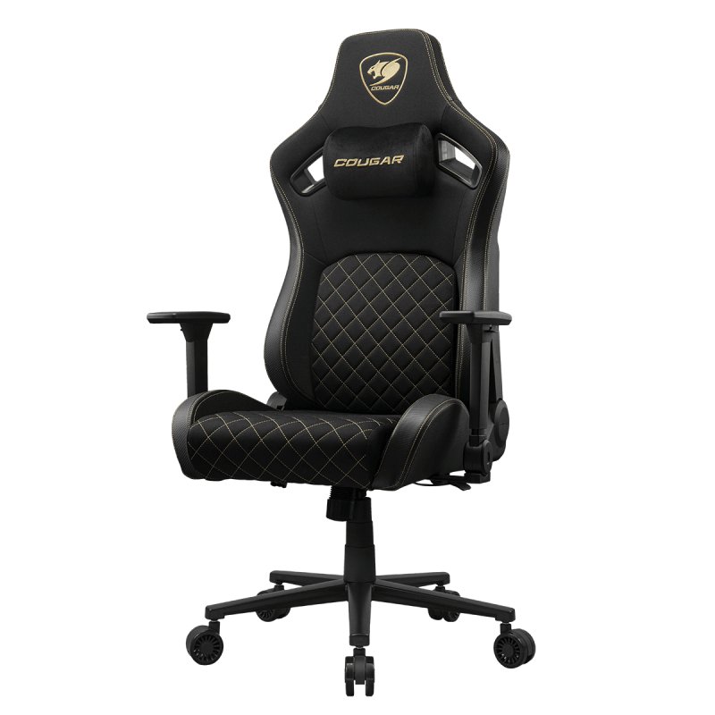 COUGAR CGR-DFF-GLB PC gaming chair Upholstered padded seat Black, Gold