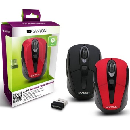 Canyon CNR-MSOW06B souris RF sans fil Optique 1600 DPI