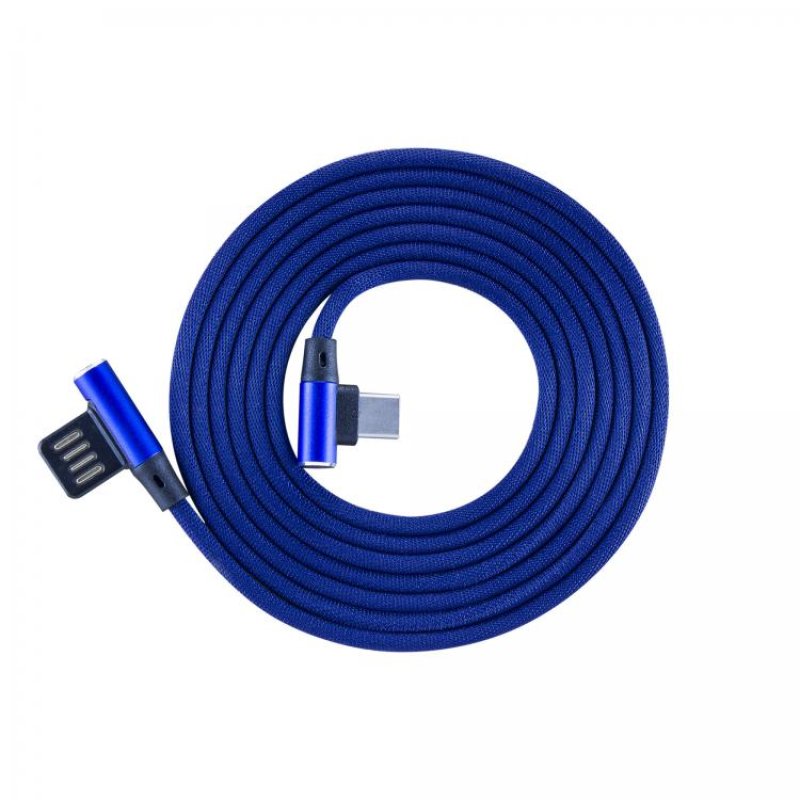 Sbox USB-Type-C 90 m/m 1.5m USB-TYPEC-90BL Blue