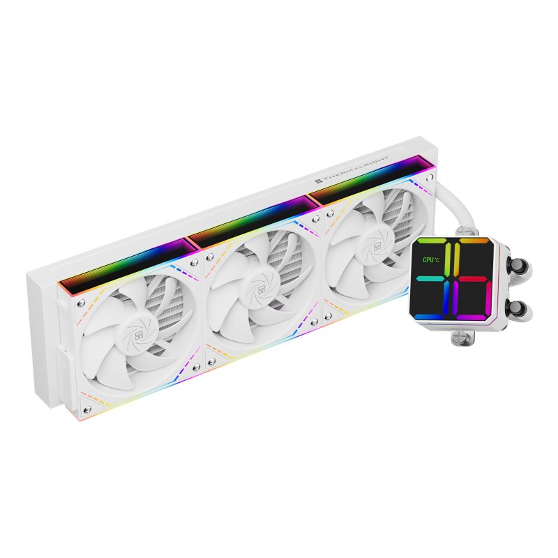 Thermalright Magic Qube 360 ARGB Processeur Refroidisseur de liquide tout-en-un 12 cm Blanc 1 pièce(s)