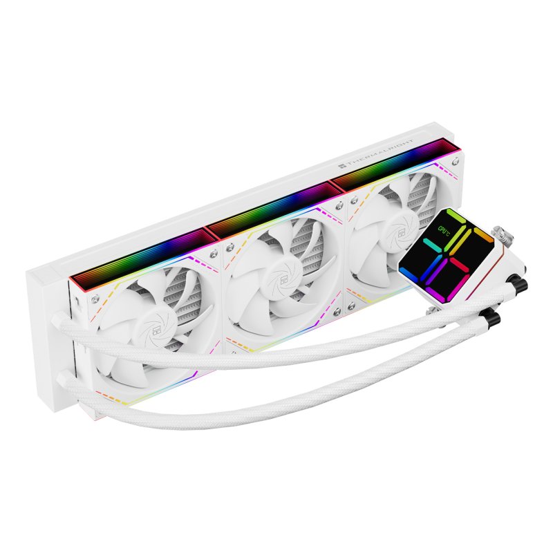 Thermalright Magic Qube 360 ARGB Processeur Refroidisseur de liquide tout-en-un 12 cm Blanc 1 pièce(s)
