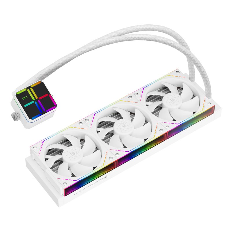 Thermalright Magic Qube 360 ARGB Processor All-in-one liquid cooler 12 cm White 1 pc(s)