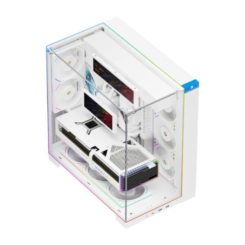 Boitier Moyen Tour ATX Thermalright A70 Vision RGB avec panneaux vitrés (Blanc)