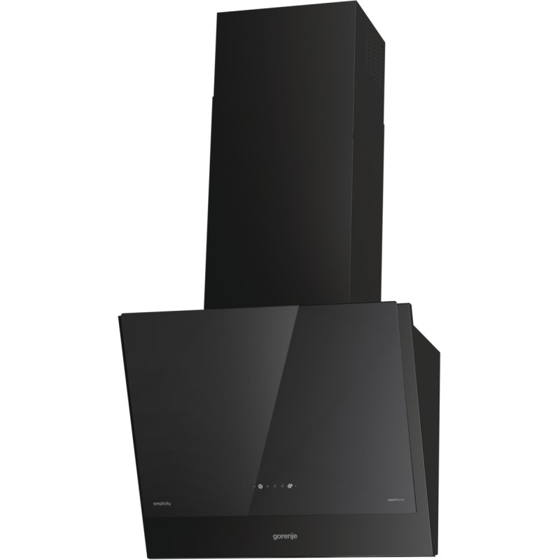 Gorenje WHI6SYB Montée au mur Noir 650 m³/h