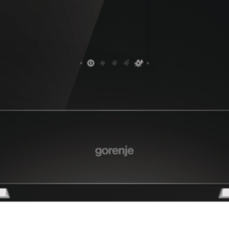 Gorenje WHI6SYB Montée au mur Noir 650 m³/h