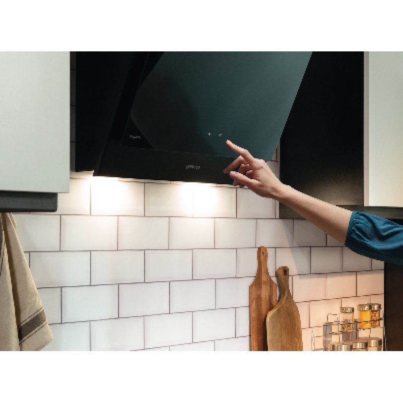 Gorenje WHI6SYB Wall-mounted Black 650 m3/h