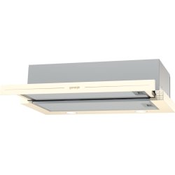 Gorenje BHP62CLI cooker hood Semi built-in (pull out) Ivory 435 m3/h