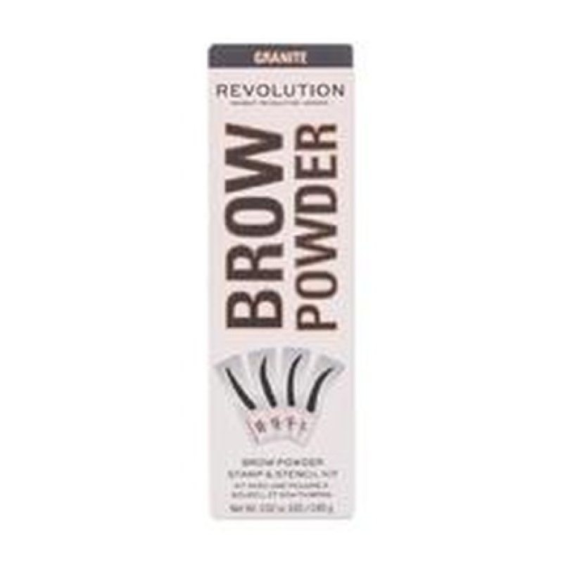 Makeup Revolution Brow Powder Stamp Stencil 065 G Dark Brown