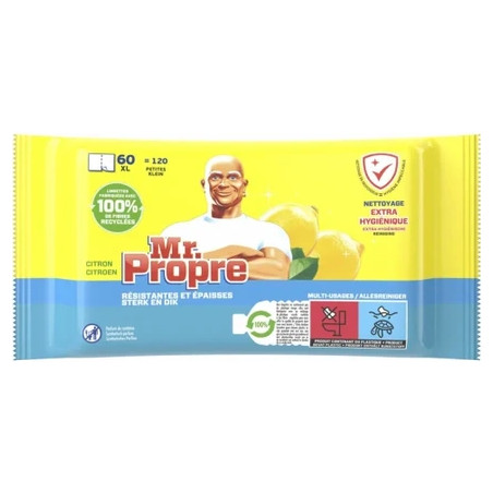 Mr Propre Citroen Cloths 60 Xl Cloths 120 Small Cloths