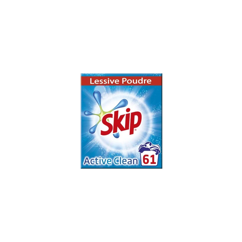 Skip Active Clean Powder Laundry Detergent 4 Kilograms 61 Washes