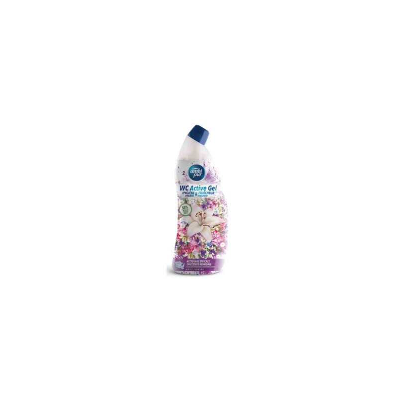 Ambi Pur Gel Toilet White Flowers 750 Milliliters