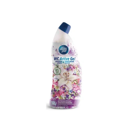 Ambi Pur Gel Toilet White Flowers 750 Milliliters