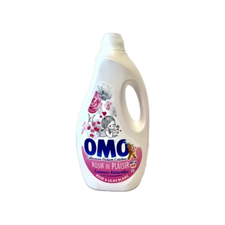 Omo Liquid Detergent Rose & White Lilac With Cajoline 27 Liters