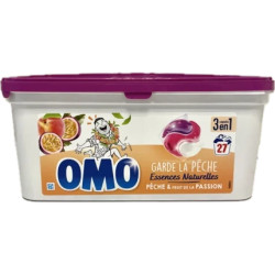 Omo 27 Pods 3 In 1 Natural Essences Peach & Passion Fruit