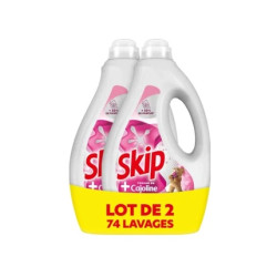 Skip Liquid Detergent Touch Of Cajoline Lot Of 2 X 37 Capsules 1554 Liters