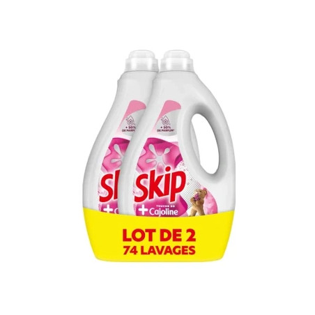Skip Liquid Detergent Touch Of Cajoline Lot Of 2 X 37 Capsules 1554 Liters