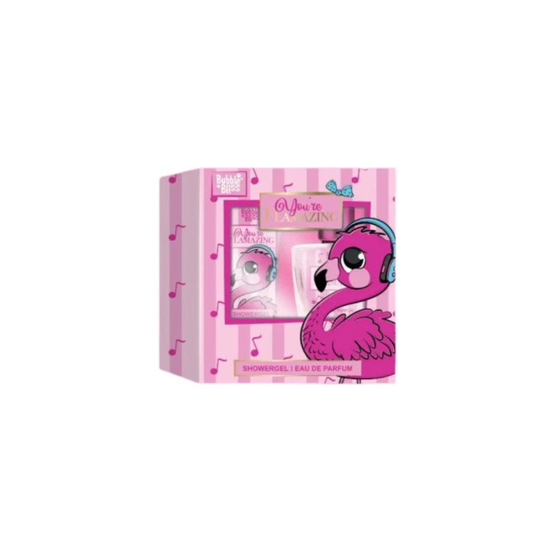 Bubble Bliss Giftset You're Flamazing Shower Gel 100ml Eau De Parfum 50ml