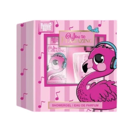Bubble Bliss Giftset You're Flamazing Shower Gel 100ml Eau De Parfum 50ml