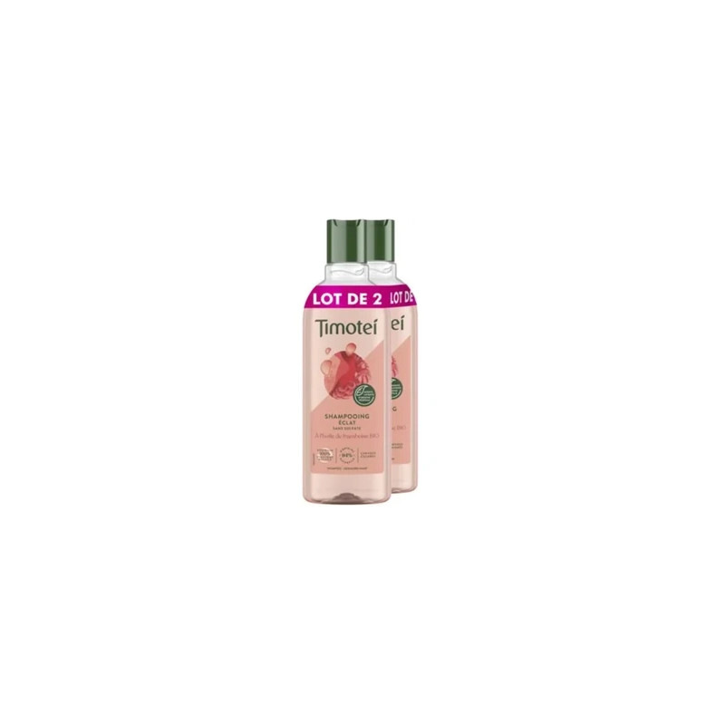 Timotei Shampoo Eclat Framboise Bio 2 X 300ml