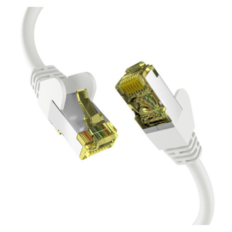 EFB CAT6a WEISS 25m Patchkabel S/FTP PIMF