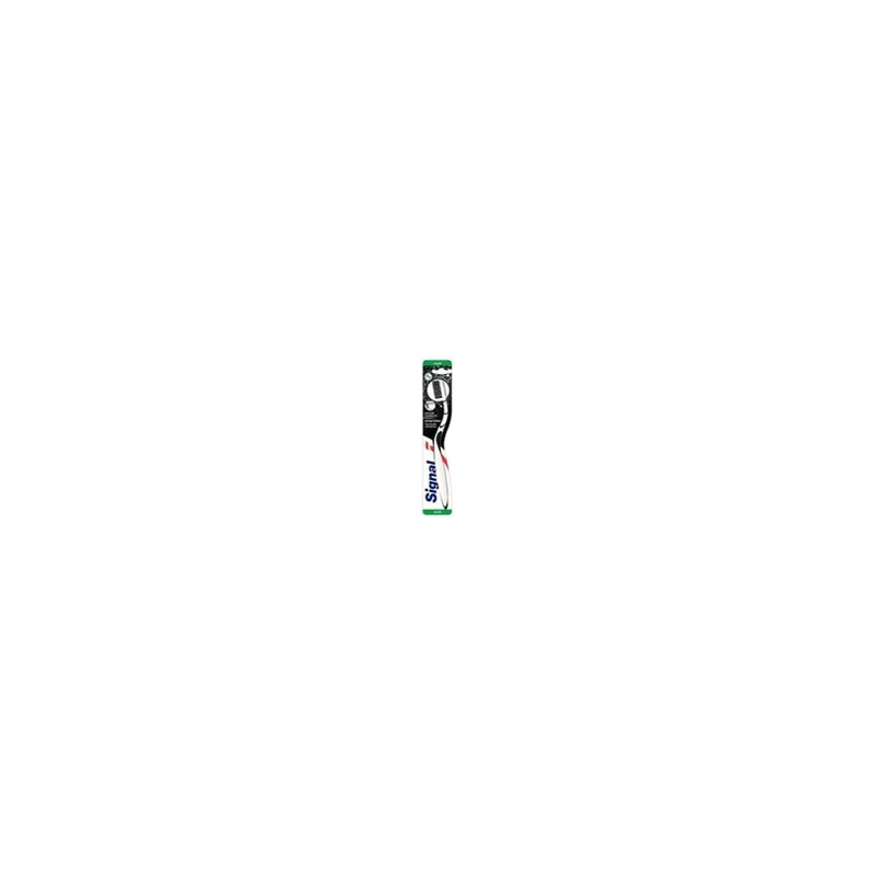 Signal Toothbrush Nature Elements Antibacterial With Natural Charcoal Soft