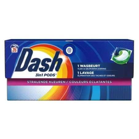 Dash 3in1 Pods Radiant Colors 26x173g