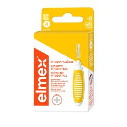 Elmex Interdental Brush Yellow Size 4 0.7mm 8 Count