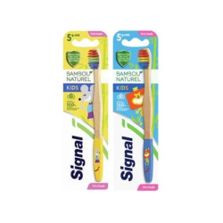 Signal Kids Natural Bamboo Toothbrush Extra Soft 5 Years