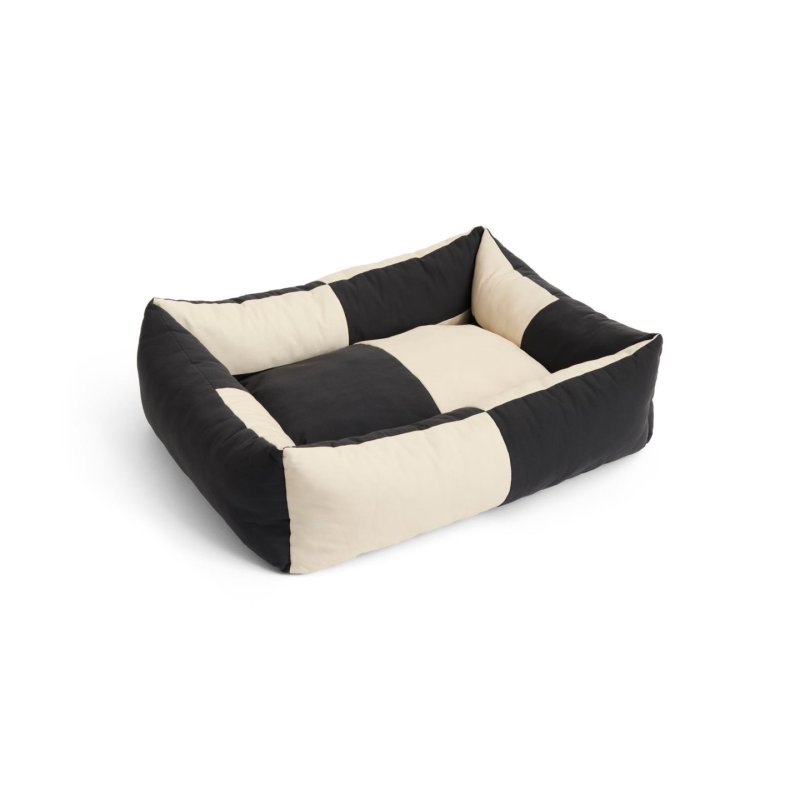 HAY - Dogs Bed Zip Large - H30 x W75 x L96 cm - Black & White