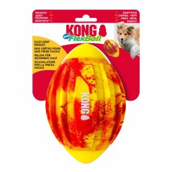 Kong - Flexball Sportfootball - 18 x 14.5 x 14.5 cm