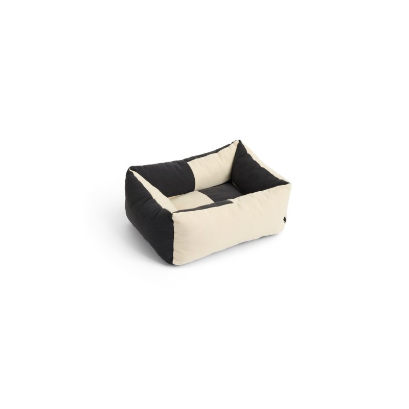 HAY - Dogs Bed Zip X-Small - W43 x L52 x H21 cm - Black & White